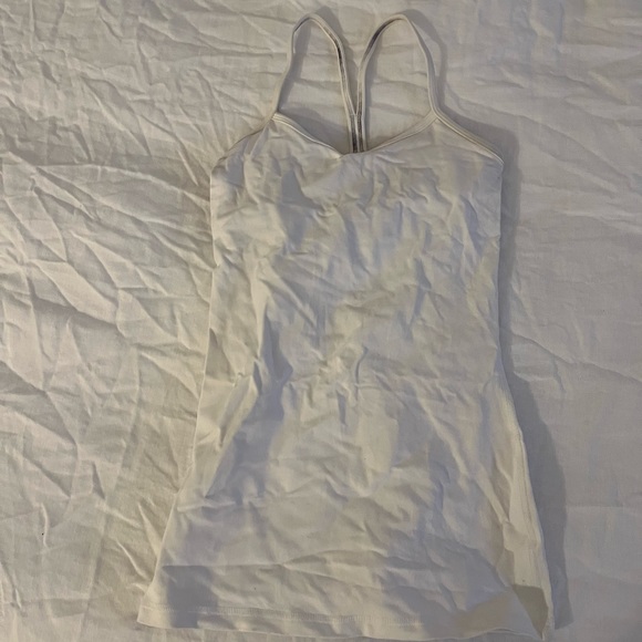Lululemon power y tank white - Picture 1 of 2